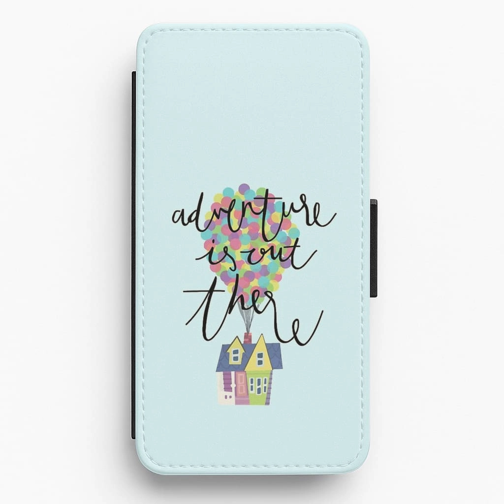 Adventure Is Out There Flip / Wallet Phone Case Stylish Detail Gloss Finish Design