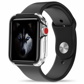 Zizo Shock Series for Apple Watch 38mm, Aluminum Metal Bumper Hybrid Case Durable Edge