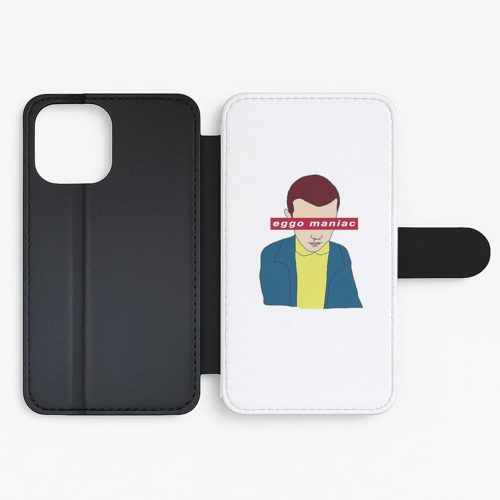 Eggo Maniac - Stranger Things Flip Wallet Phone Case Vivid Pattern