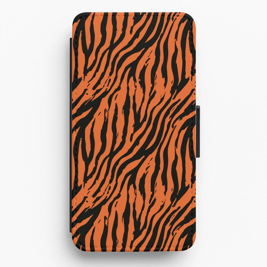 Polished Style Handheld device Tiger - Animal Patterns Flip / Wallet Phone Case