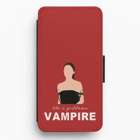 Goddamn Vampire Flip / Wallet Phone Case Refined Protection