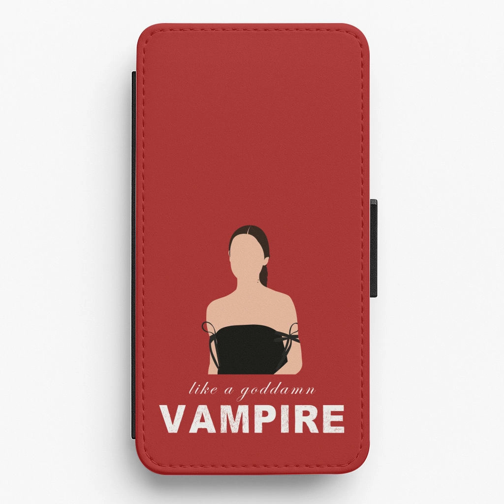 Goddamn Vampire Flip / Wallet Phone Case Refined Protection