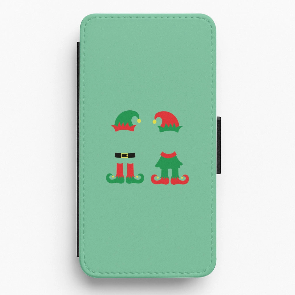 Elf Body - Christmas Flip / Wallet Phone Case Light Protection