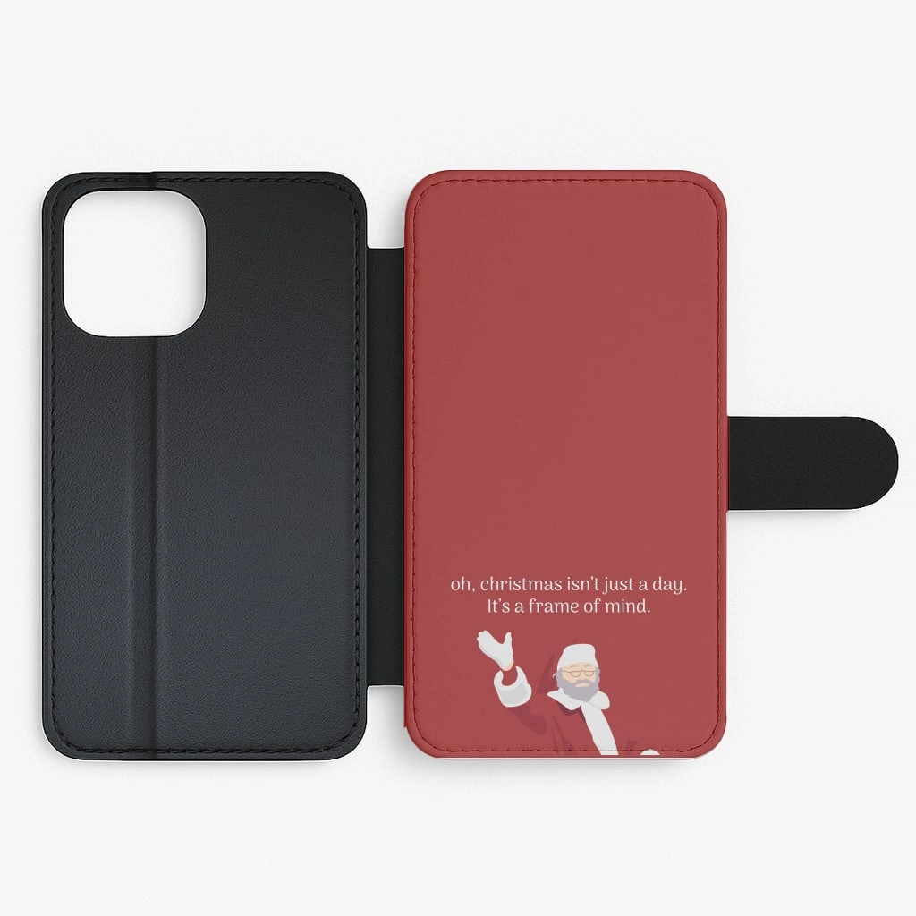 Smooth Shape Christmas Isn't Just A Day - Christmas Flip / Wallet Phone Case