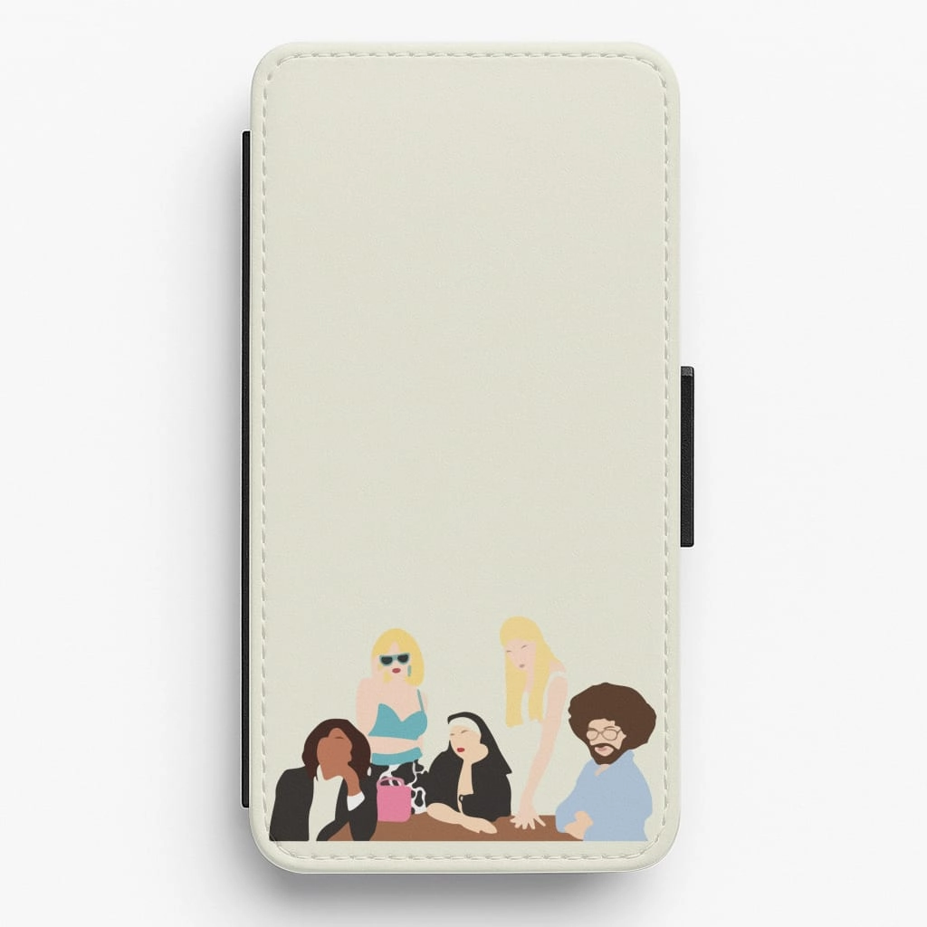 anti dust Euphoria Group Flip / Wallet Phone Case