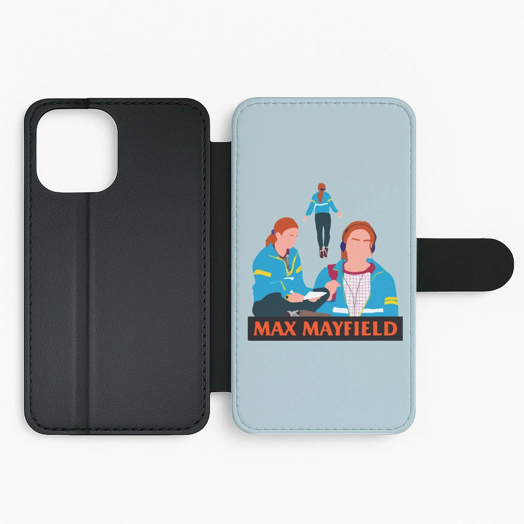 Max Mayfield Flip / Wallet Phone Case Premium Edge Design