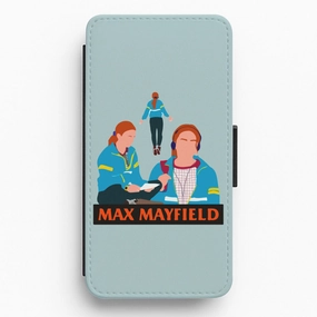 Max Mayfield Flip / Wallet Phone Case Smooth Look Texture