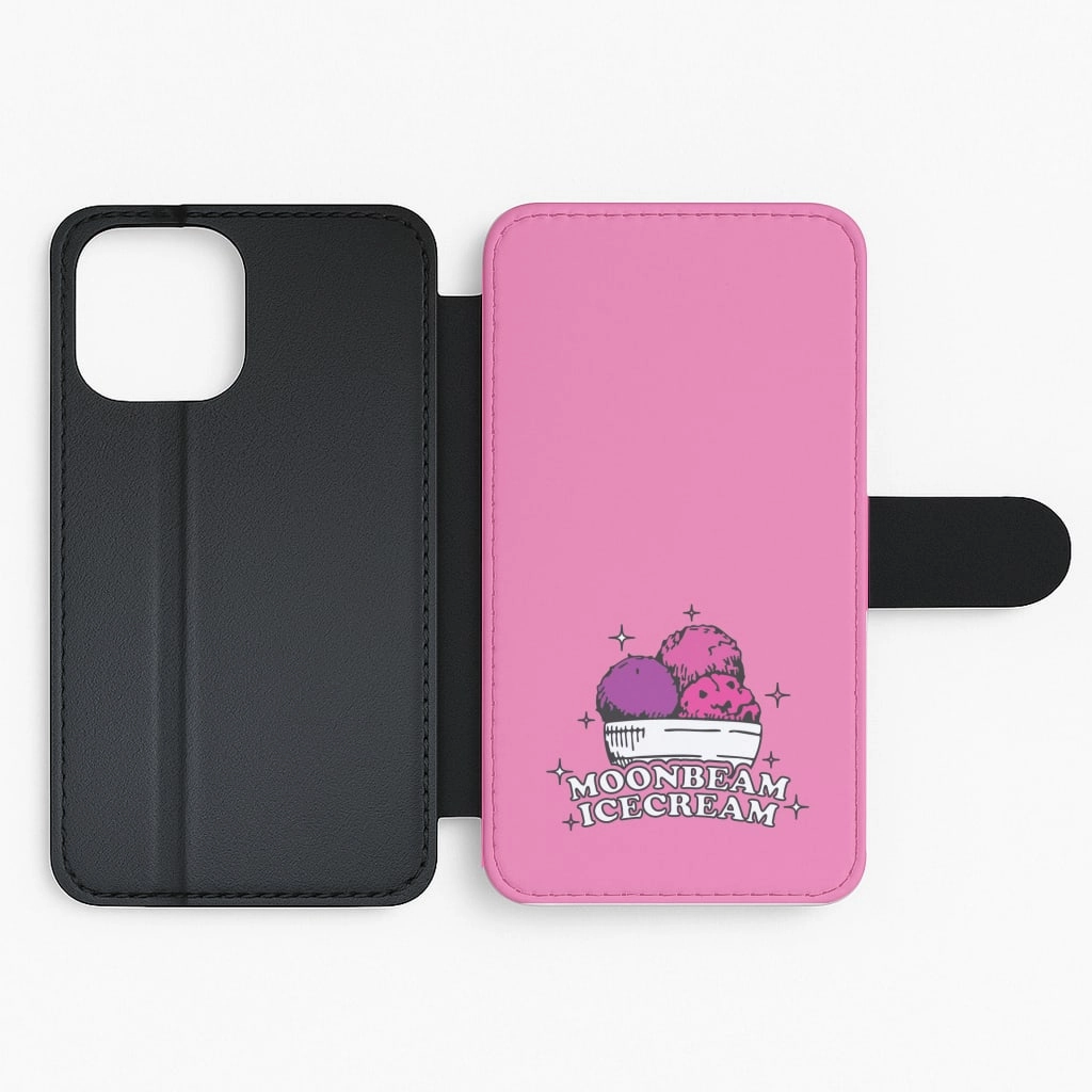 Moonbeam Icecream Flip / Wallet Phone Case Soft Protection Layer