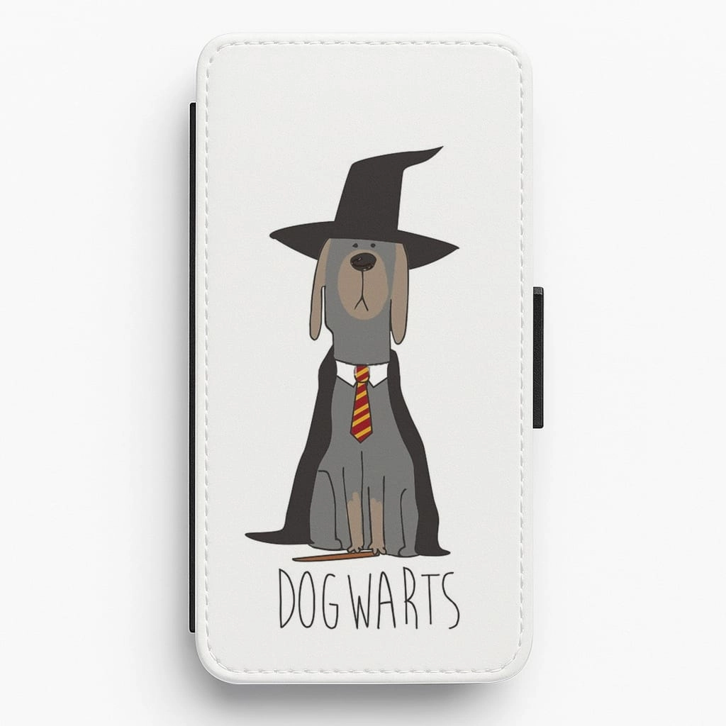 Smooth Detail Anti Shock Layer Dogwarts Flip Wallet Phone Case