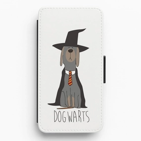 Smooth Detail Anti Shock Layer Dogwarts Flip Wallet Phone Case