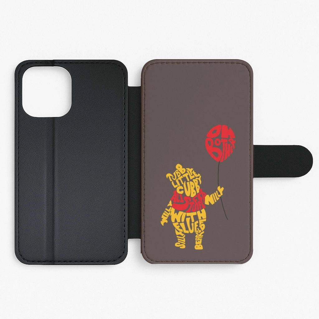 Winnie In Words Flip / Wallet Phone Case Slim Look