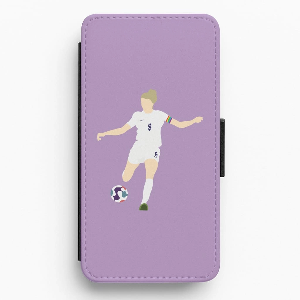 Williamson - Womens World Cup Flip / Wallet Phone Case Minimal Texture Layer Modern Surface Design