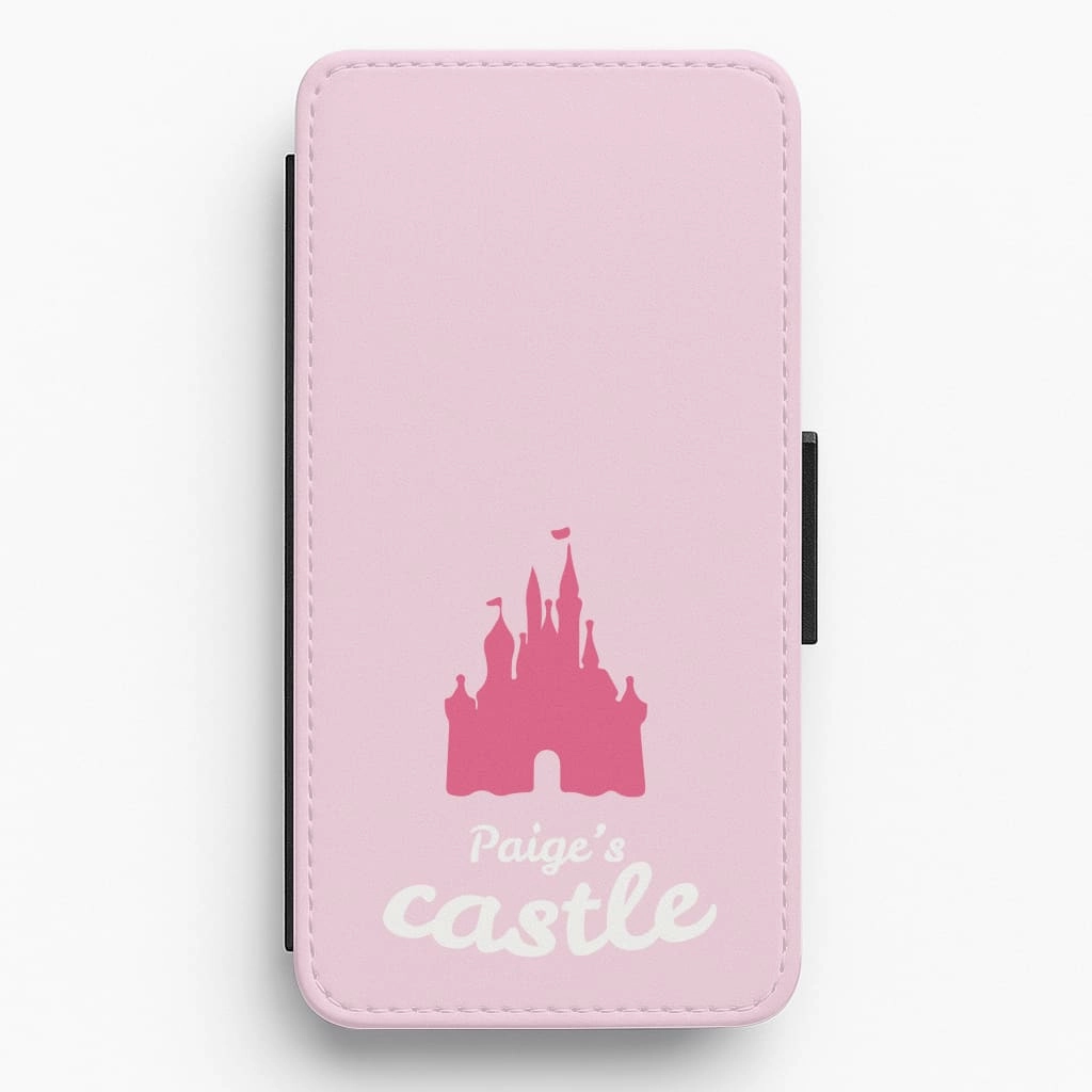 Fairytale Castle - Personalised Fairytale Flip / Wallet Phone Case Matte Texture Finish