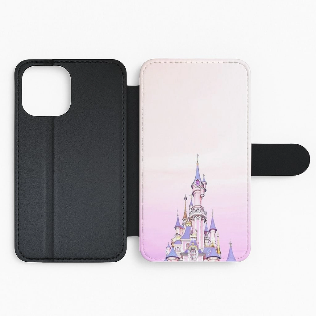 Fairytale Castle Flip / Wallet Phone Case Hybrid Edge Finish