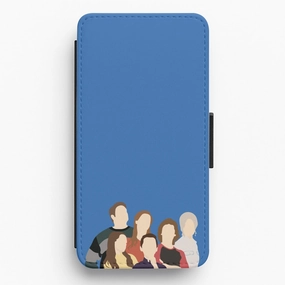 Family - Sheldon Flip / Wallet Phone Case Durable Edge Layer
