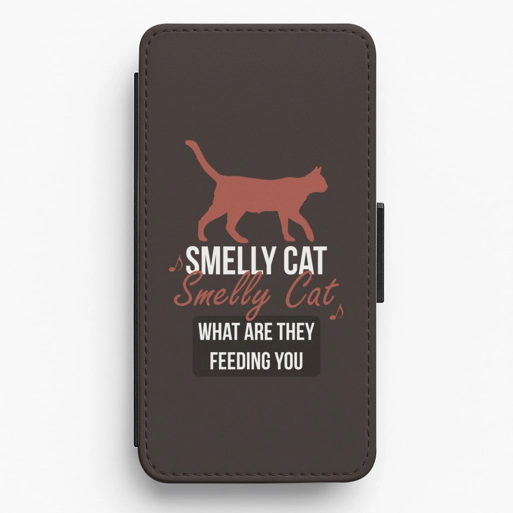 Smelly Cat Flip / Wallet Phone Case Outdoor Use
