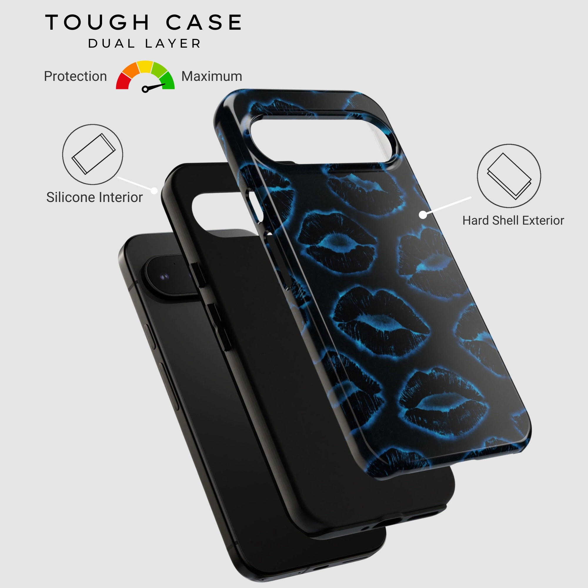 Magnetic Mount Compatible Protective Detailing Electric Love