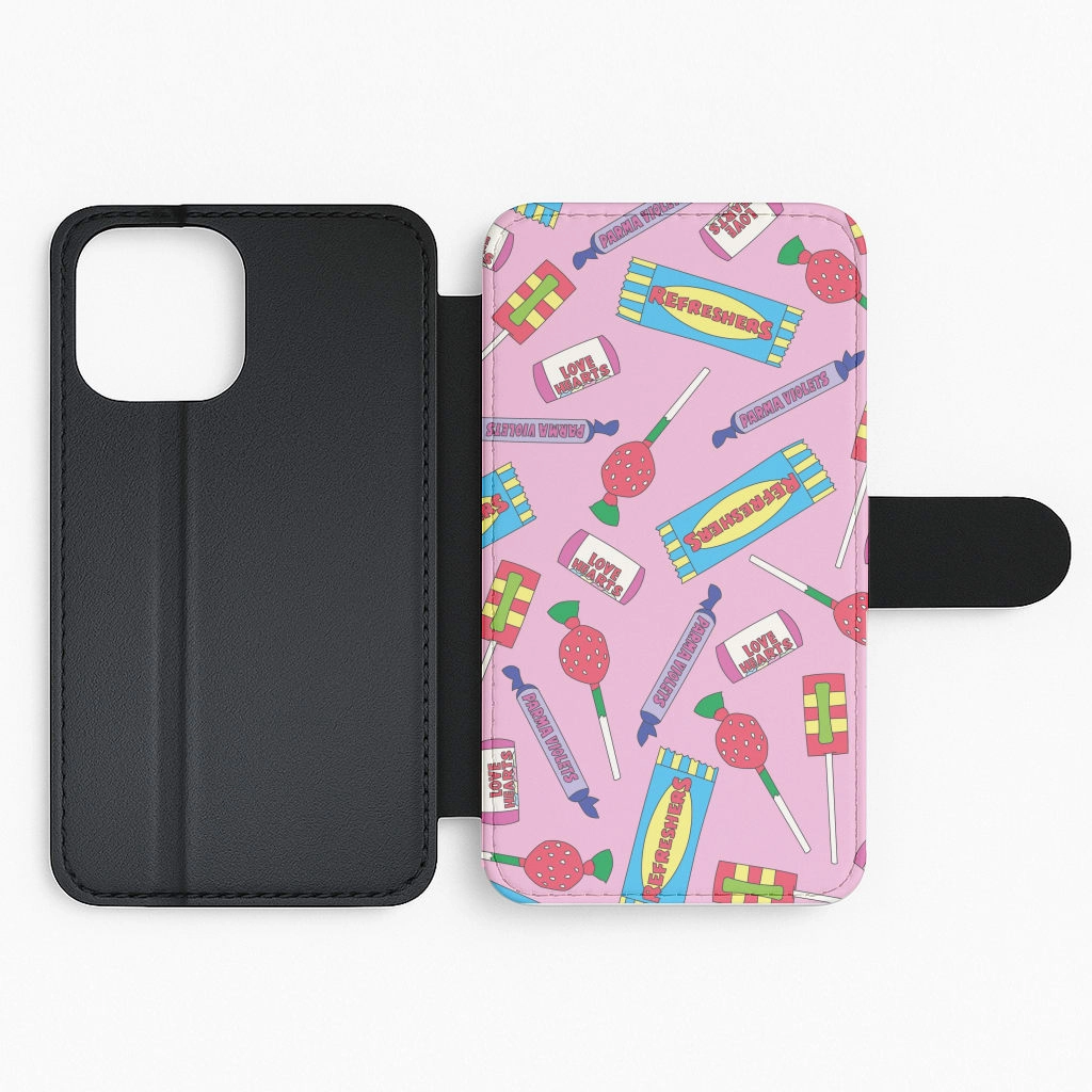 Trick Or Treat Sweets Flip / Wallet Phone Case Modern Aesthetic