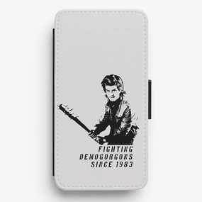 Fighting Demogorgons Since 1983 Flip / Wallet Phone Case high quality build