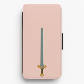 Finns Sword Flip / Wallet Phone Case Clear Back Comfort Shape