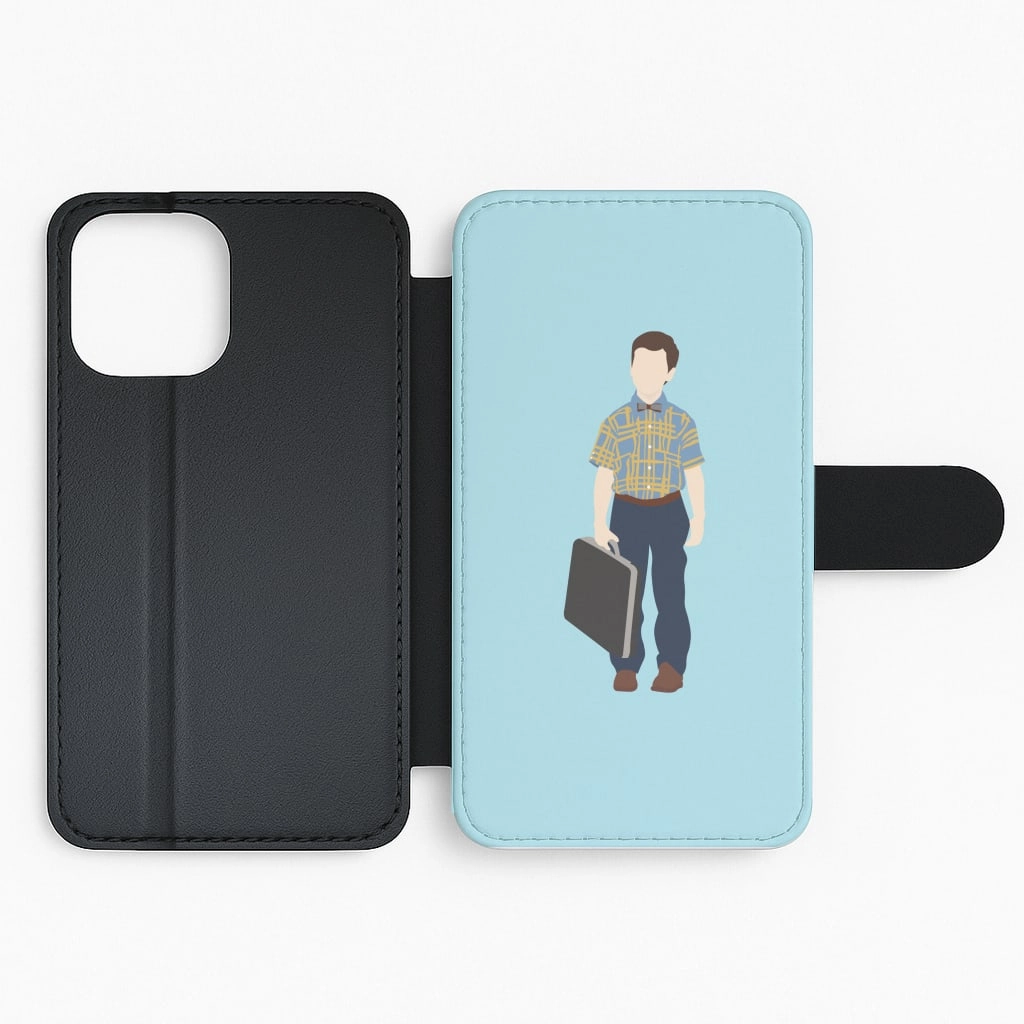 professional accessory Button Cover First Day - Sheldon Flip / Wallet Phone Case