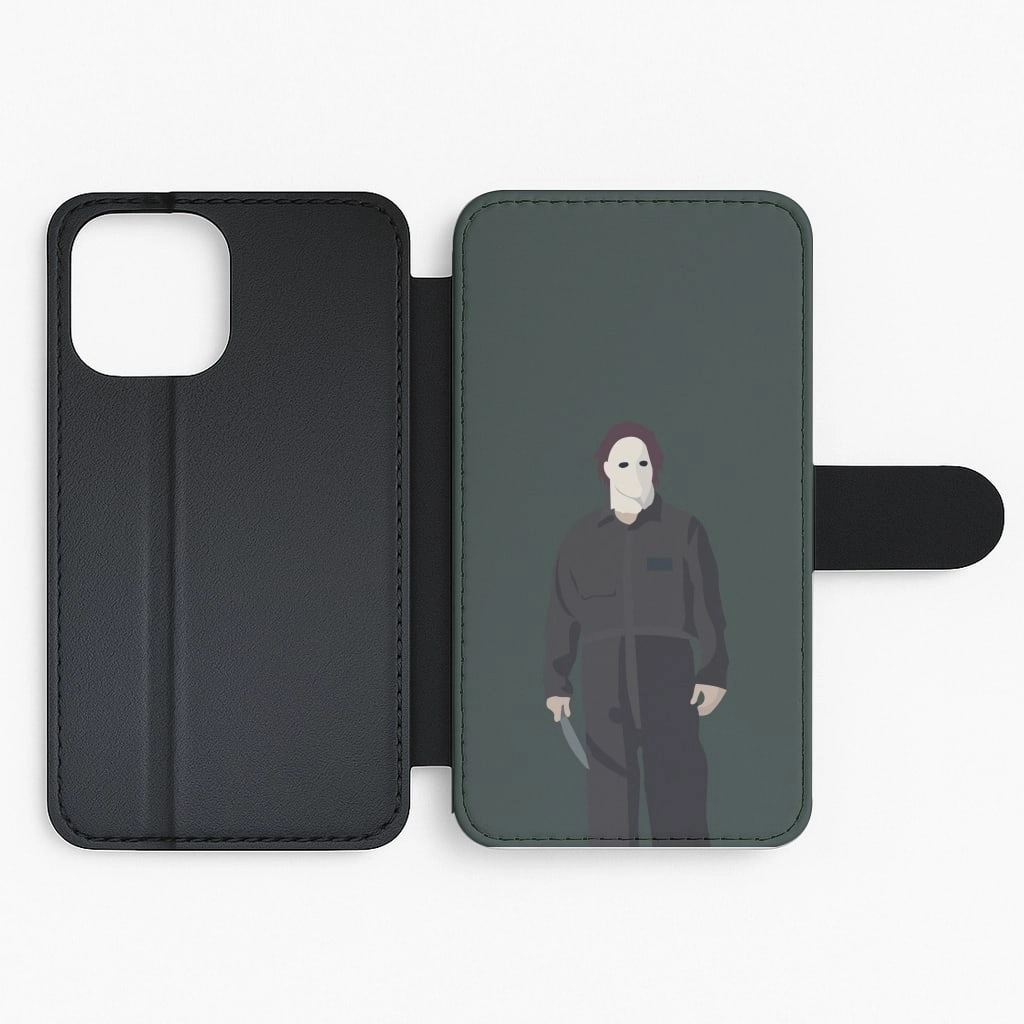 Knife - Myers Flip / Wallet Phone Case Soft Layer Texture
