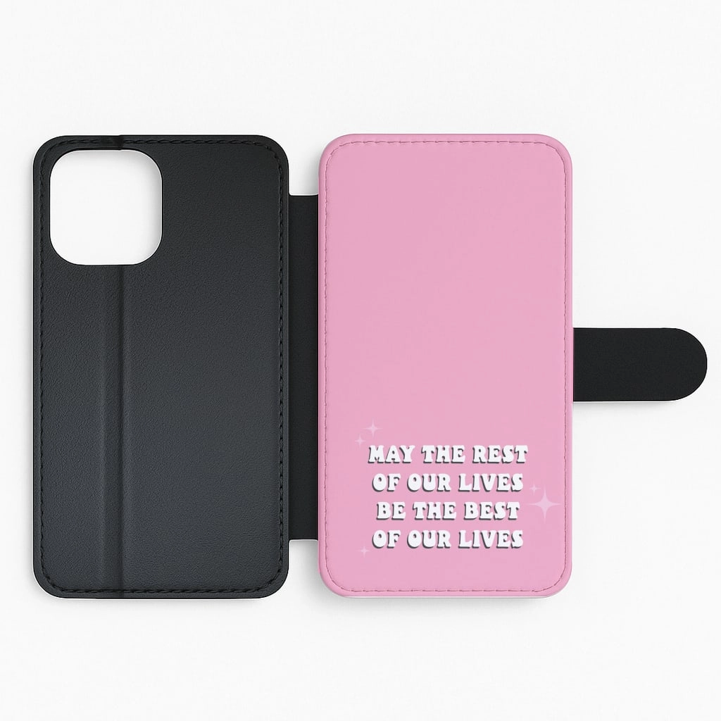 Best Of Our Lives Flip / Wallet Phone Case Soft Touch metal frame
