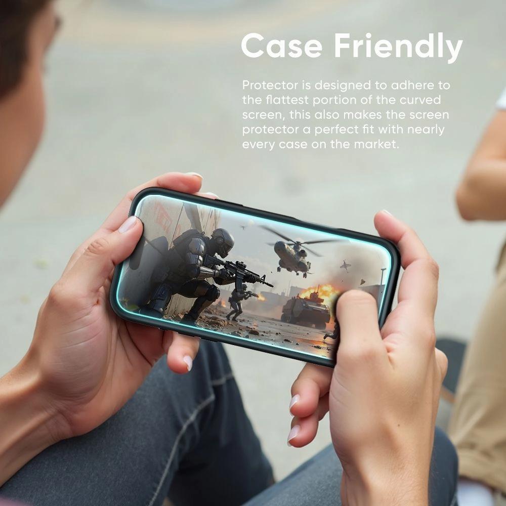 FLOLAB ONETIME NanoArmour 2-Pack Ultra Clear Screen Protector  iPhone 16 Series Anti Reflection Film stylus friendly film