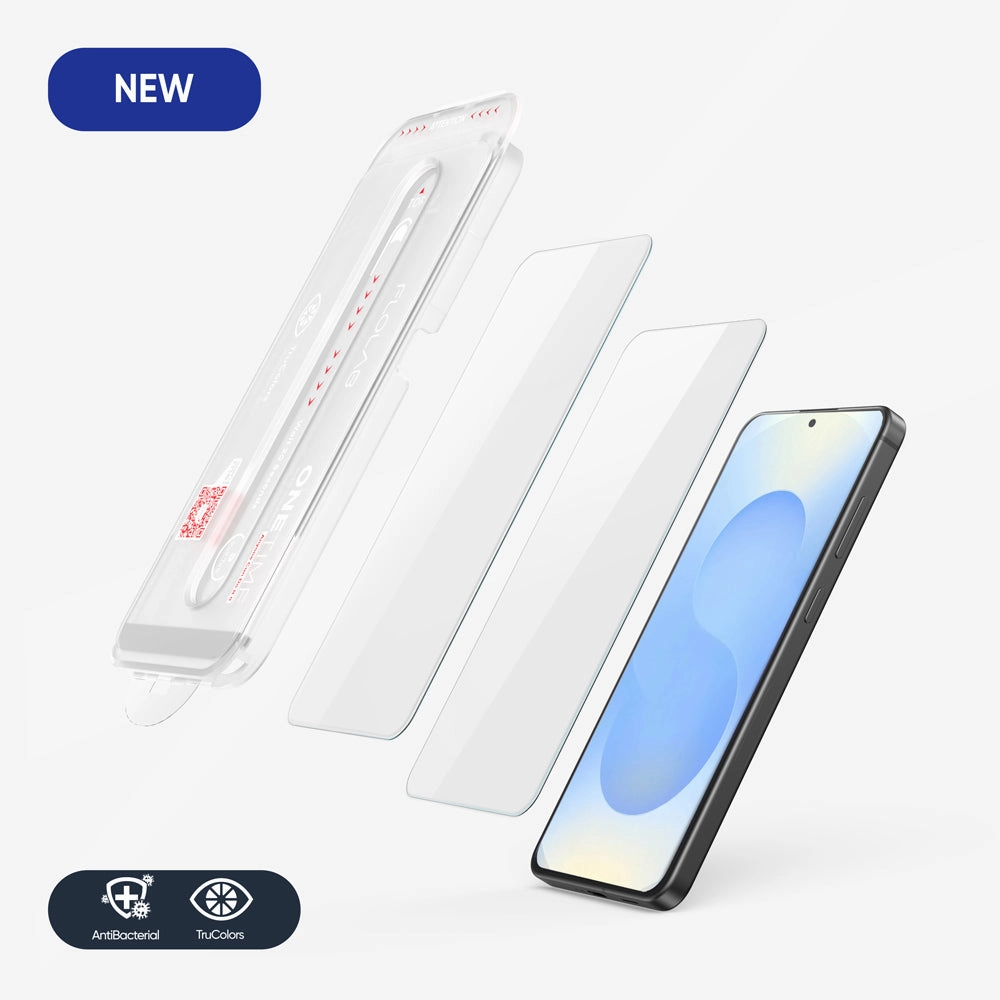 Protective Coating FLOLAB ONETIME NanoArmour 2-Pack Ultra Clear Screen Protector  Samsung Galaxy S25 (Compatible with S24)