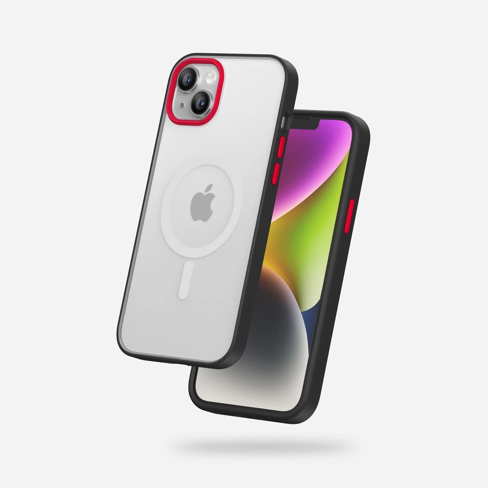 FLOLAB Surtect Tri-Fusion MagSafe Compatible Case  iPhone 14 Series (Black Frost) Screen Armor Elite Ultra Max Oleophobic coating