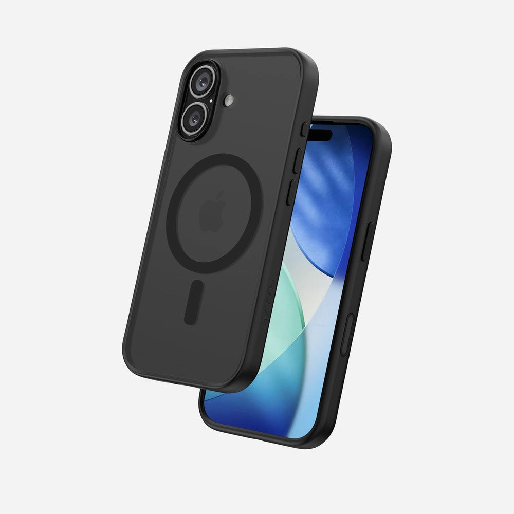 Screen Safety Max Pro Gaming Device Film FLOLAB Surtect Tri-Fusion MagSafe Compatible Case  iPhone 17 Series (Matte Black Frost)