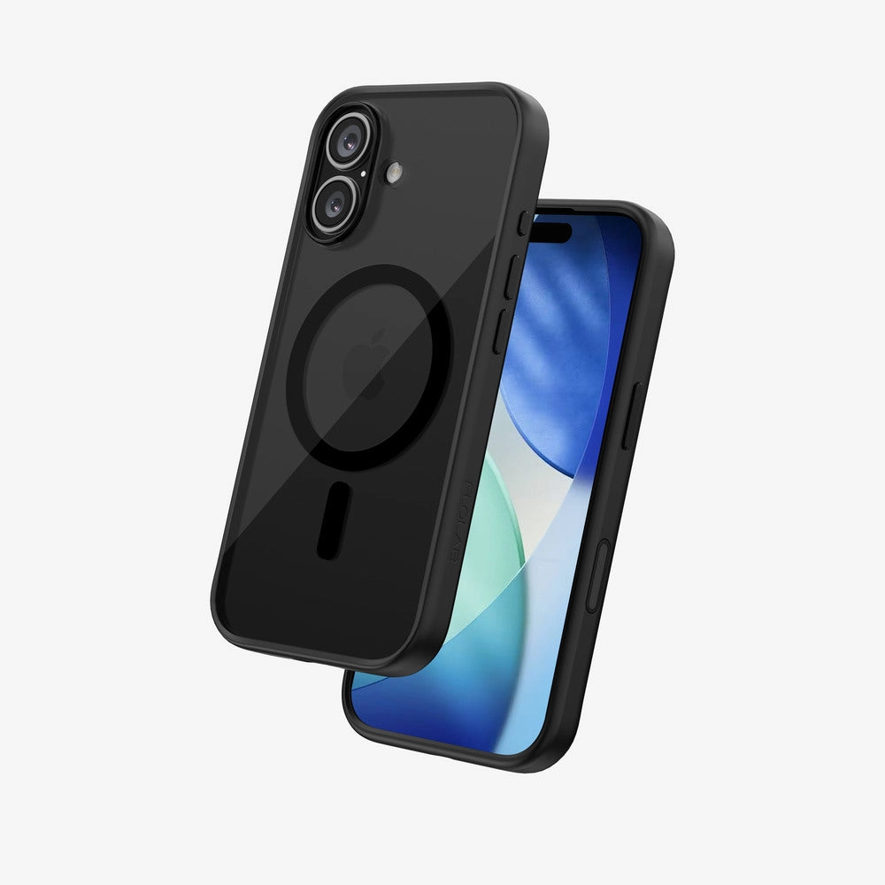 Screen Guard Max Ultra Plus FLOLAB Surtect Tri-Fusion MagSafe Compatible Case  iPhone 17 Series (Stealth Black Clear)