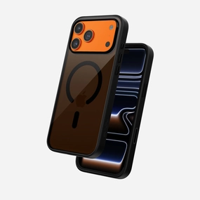 FLOLAB Surtect Tri-Fusion MagSafe Compatible Case  iPhone 17 Series (Stealth Black Clear) Screen Defense Ultra Elite Plus