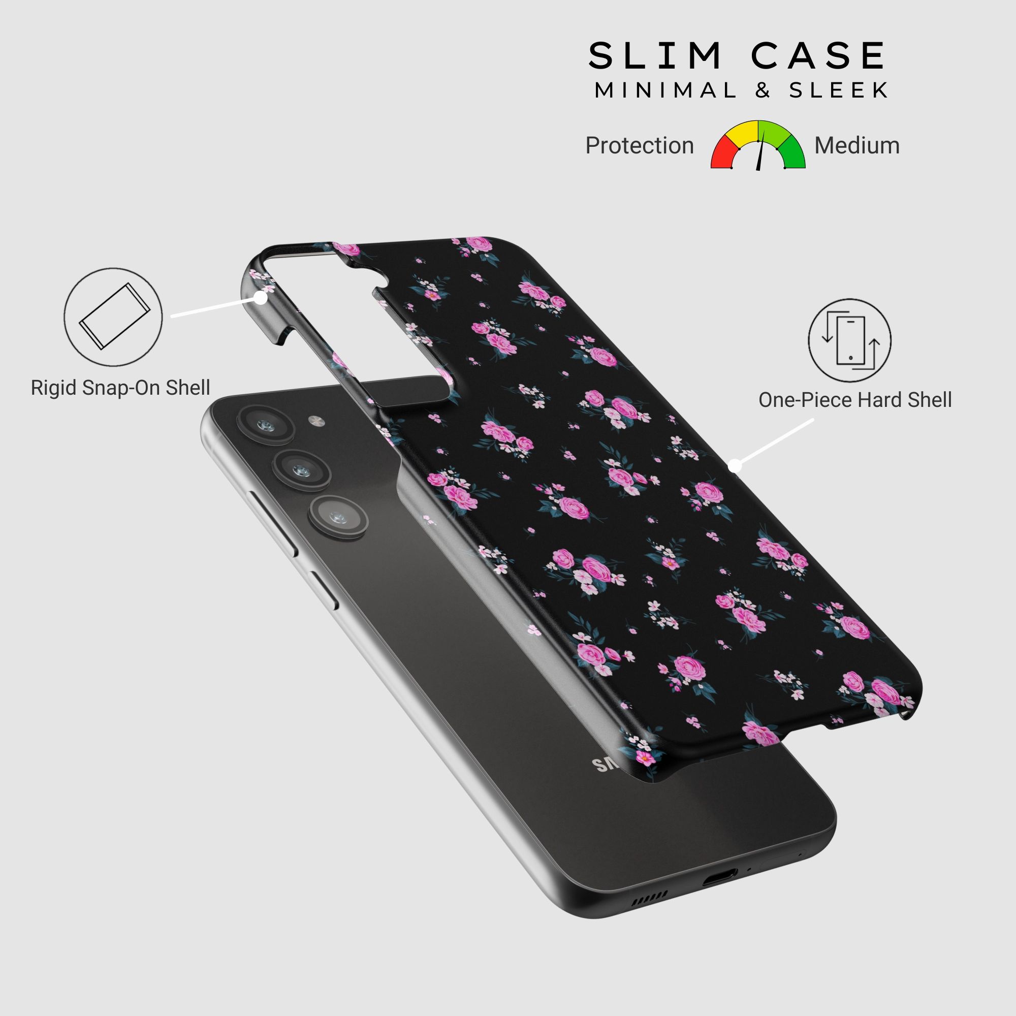 Durable Finish Layer Unique Texture Floral Flick