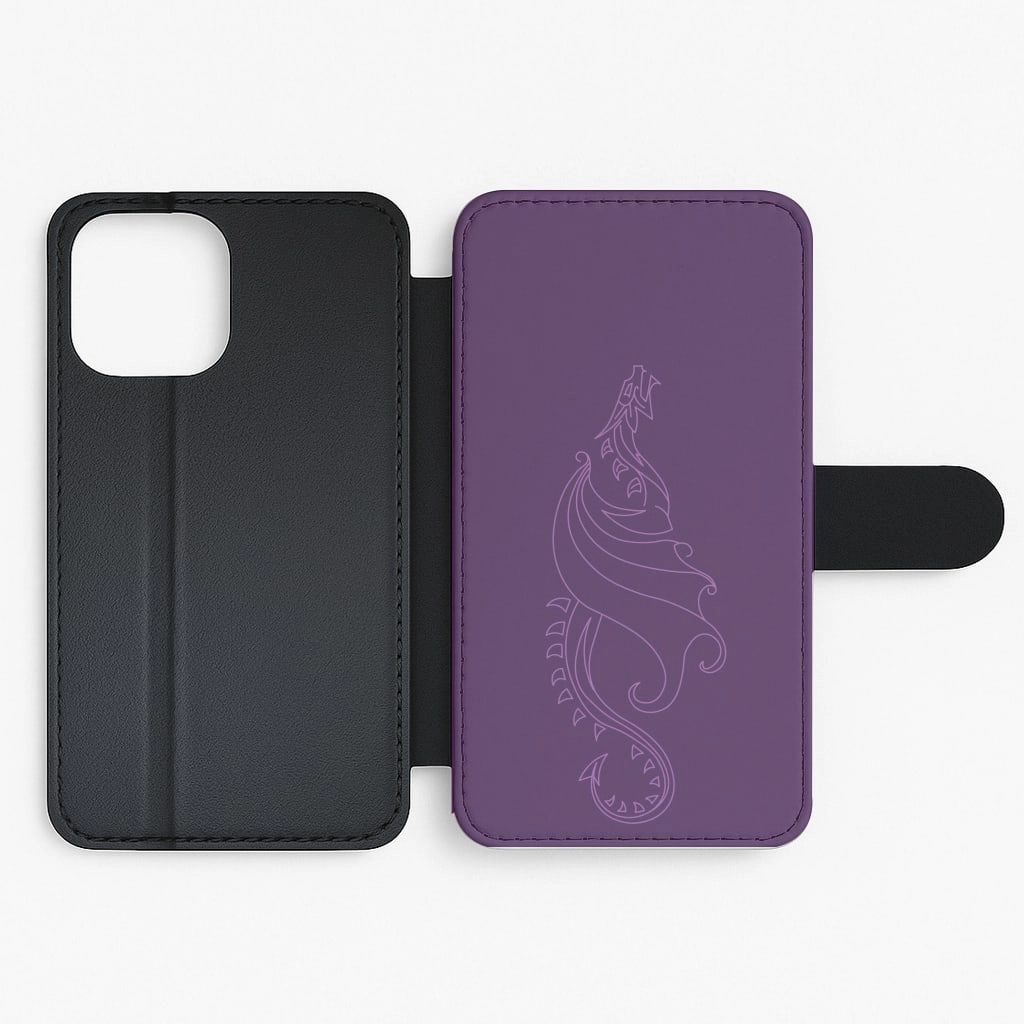 Dust proof Flying Dragon - Dragon Patterns Flip / Wallet Phone Case