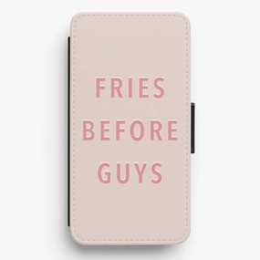 Scratch Guard Fries Before Guys Flip / Wallet Phone Case