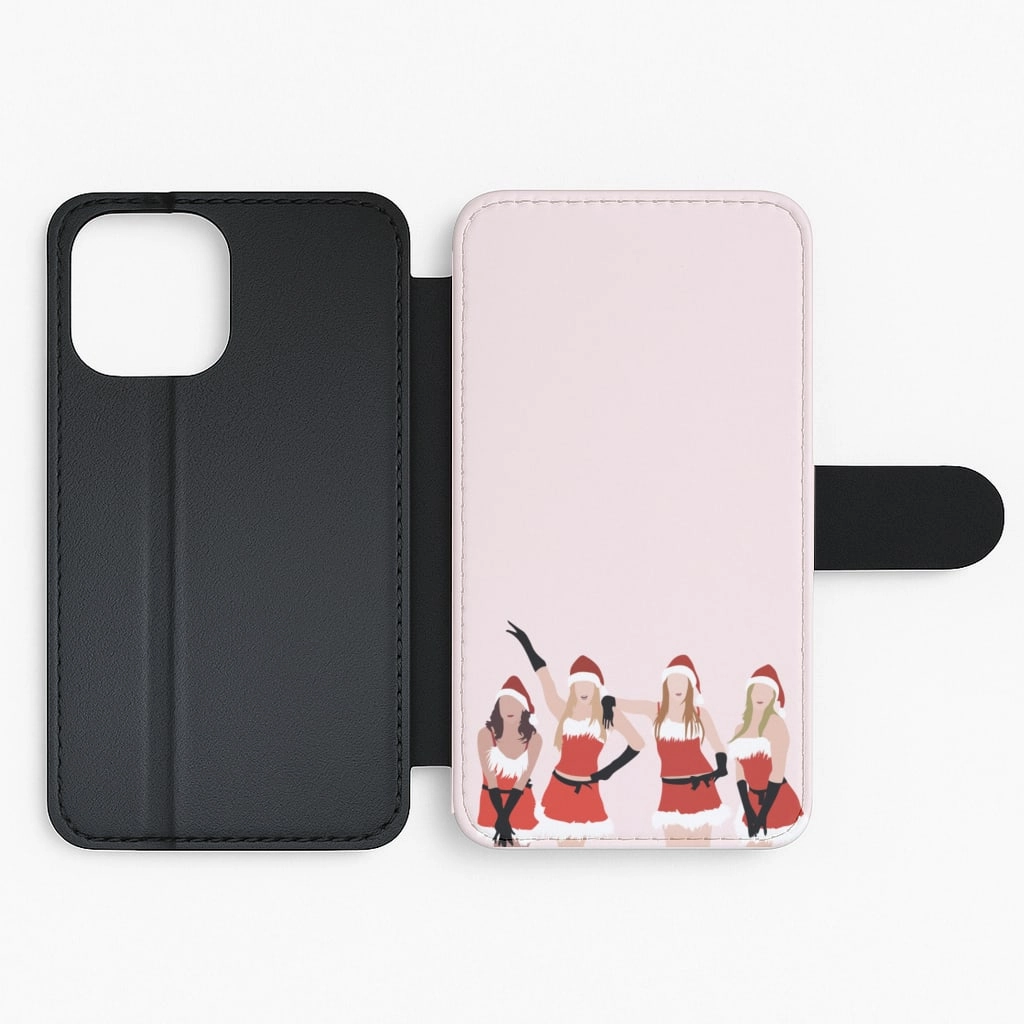 Flexible Build Form Premium Detail Meanies Christmas Flip / Wallet Phone Case