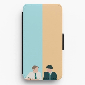 The Heart Crew Flip / Wallet Phone Case Stylish Detailing