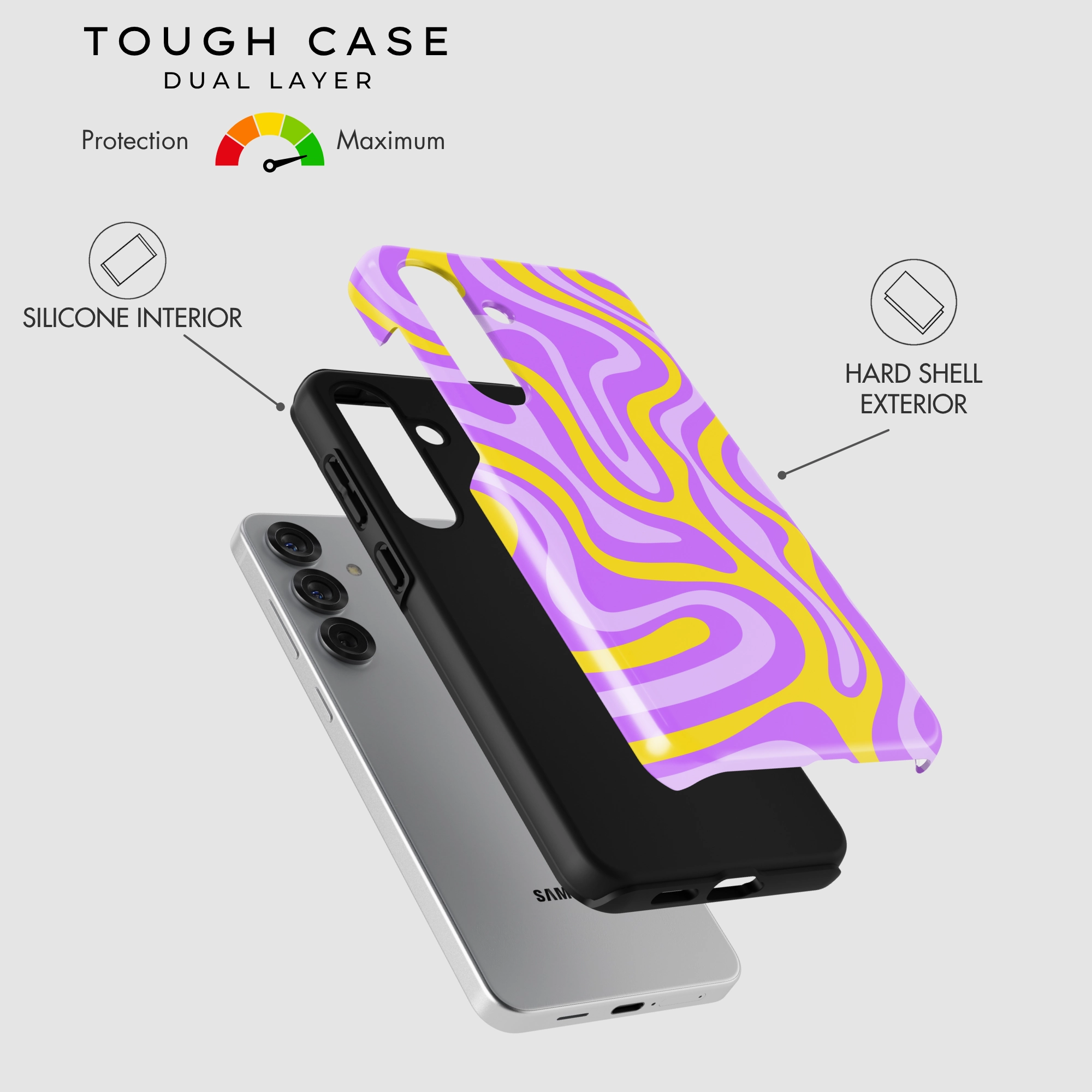 Durable structure Slim Protection Funky Flow
