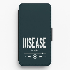 Gaga Disease Track Flip / Wallet Phone Case Durable Edge