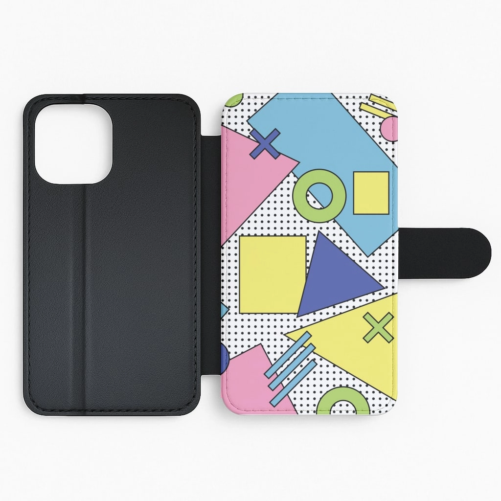 Fashion Detail Geometric Abstract Shapes Pattern Flip / Wallet Phone Case