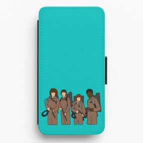 Sleek Edge Classic Frame Ghost Busters Costumes Flip / Wallet Phone Case