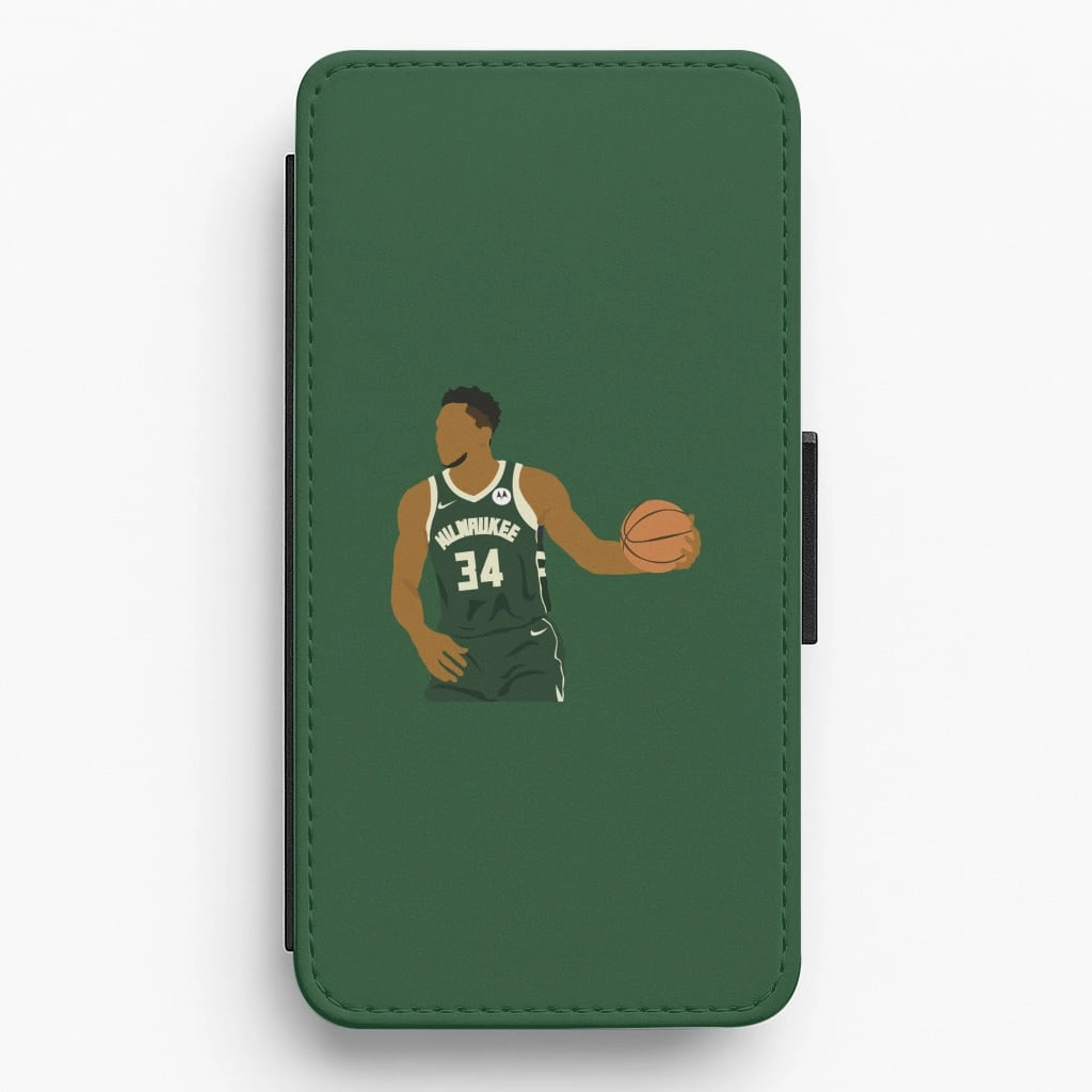 soft look Giannis - Basketball Flip / Wallet Phone Case