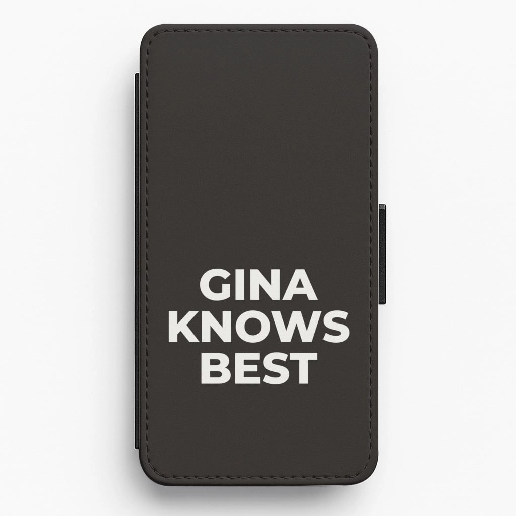 Gina Knows Best - B99 Flip / Wallet Phone Case Modern Aesthetic