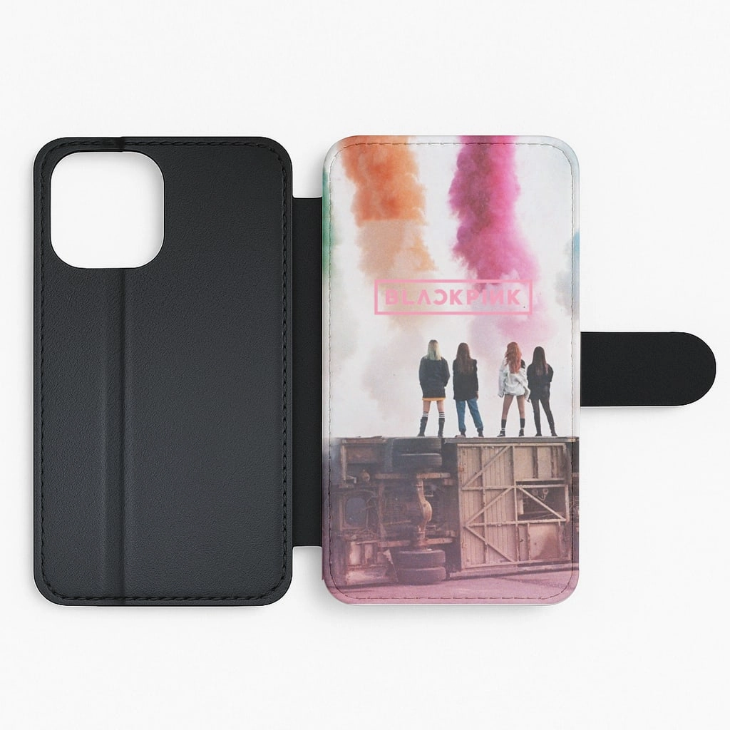 Comfort Texture Raised Edges Girl K-Pop Band Girls Flip / Wallet Phone Case
