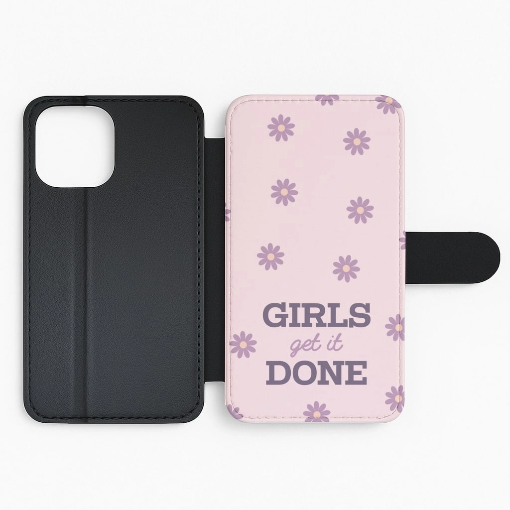 Girls Get It Done  Flip / Wallet Phone Case Compact Feel