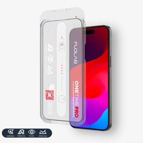 Screen Protector Max Ultra Elite Max FLOLAB ONETIME PRO Matte Anti-Glare Infinity Edge Screen Protector  iPhone 15 Series