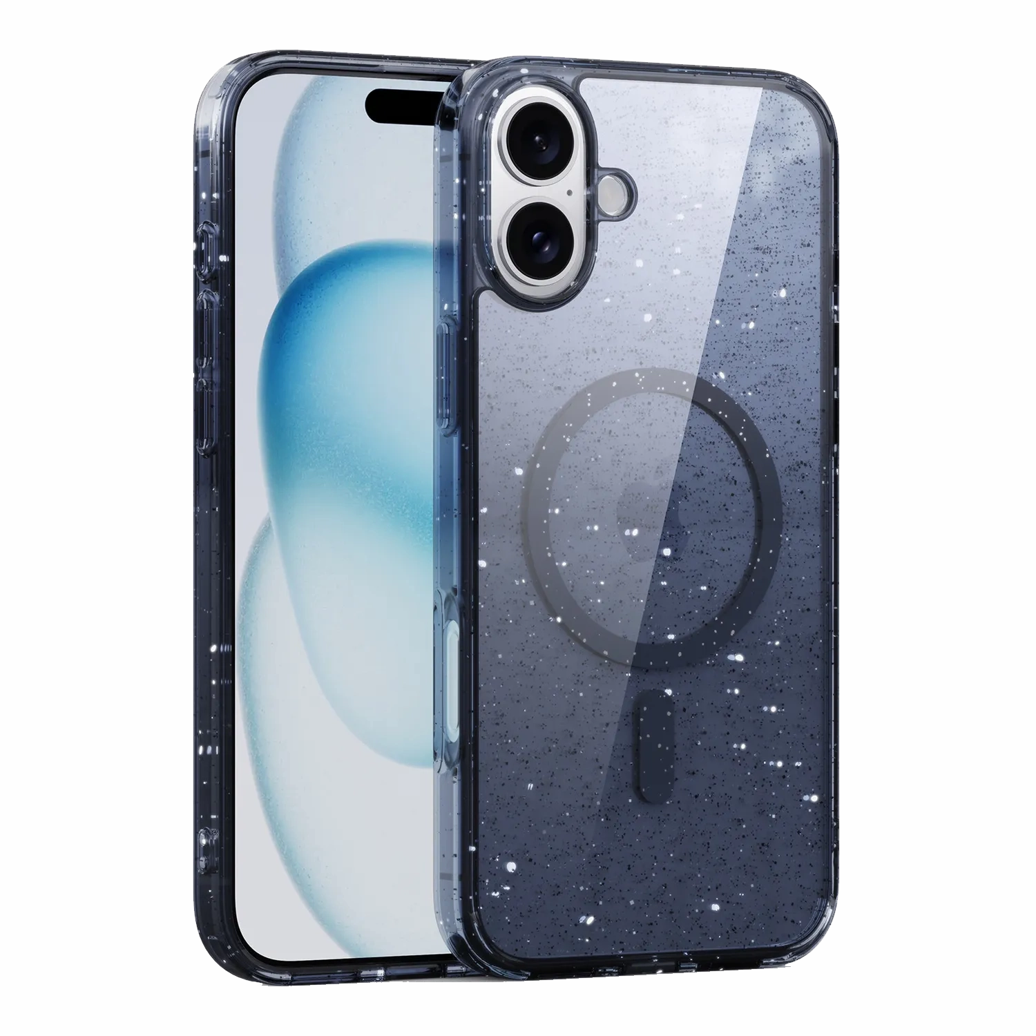 Glitter iPhone 16 Plus Case with MagSafe Professional Look Flexible Comfort