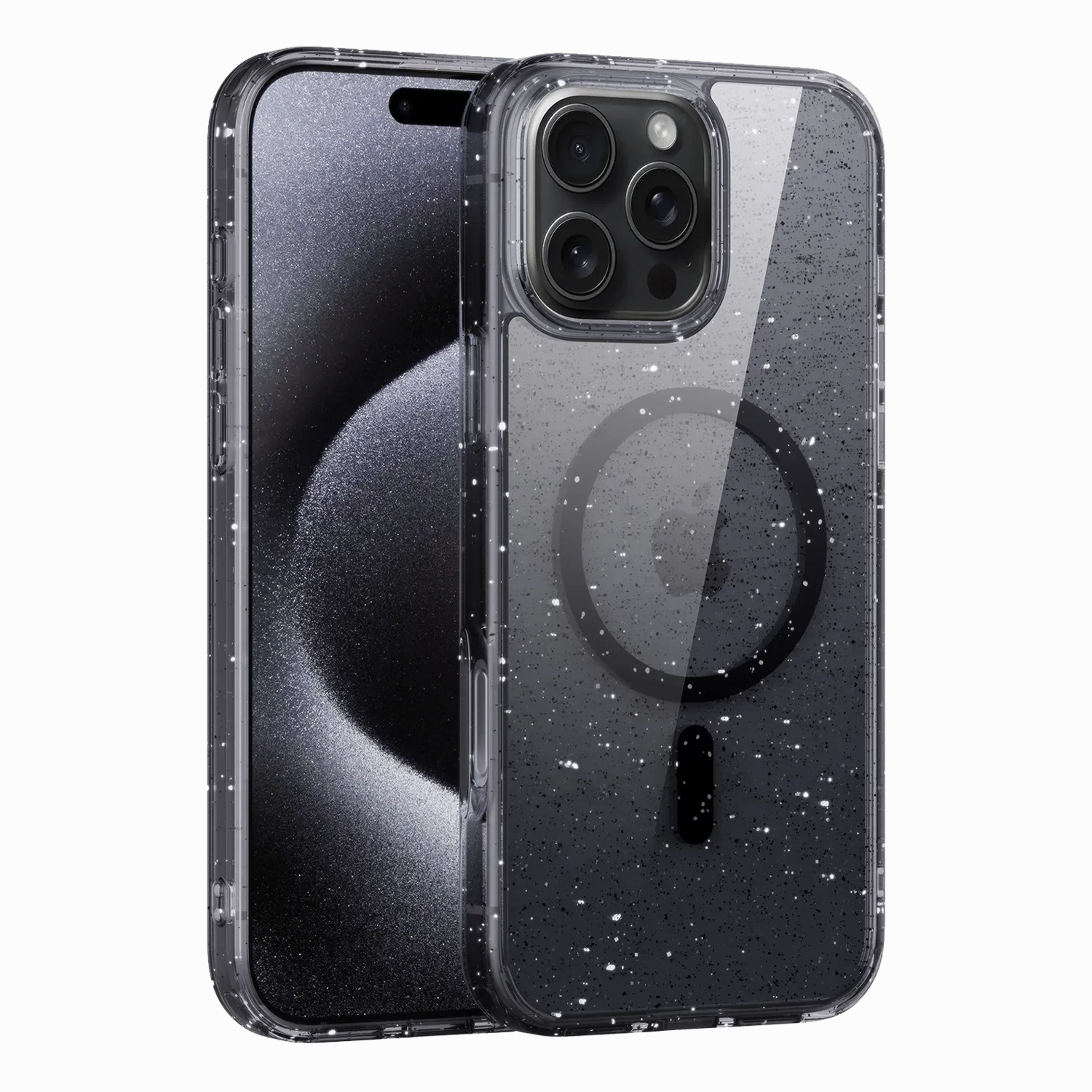 Soft Detail Glitter iPhone 16 Pro Max Case with MagSafe