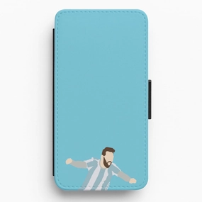 Goal - Messi Flip / Wallet Phone Case Trendy Accessory